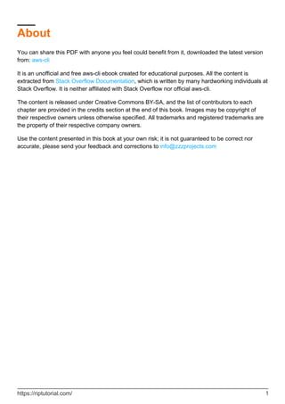 Aws cli | PDF
