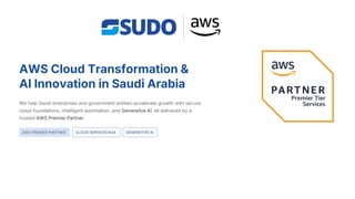 AWS Cloud Transformation & AI Innovation in Saudi Arabia | PDF