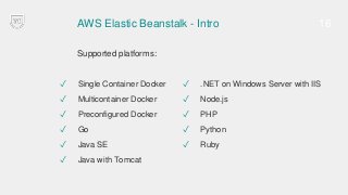 AWS Elastic Beanstalk - Intro 17
 
