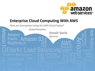 Enterprise Cloud Computing With AWS
How are Enterprises Using the AWS Cloud Today?
                #awsenterprise
                                 Jinesh Varia
                                 @jinman
 
