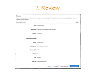 7. Review
 