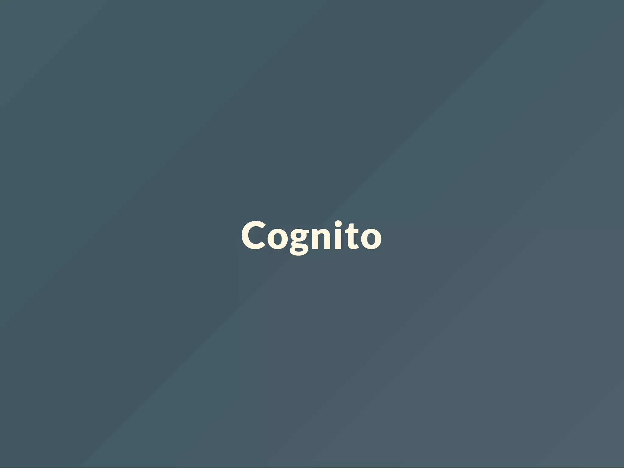 Cognito 