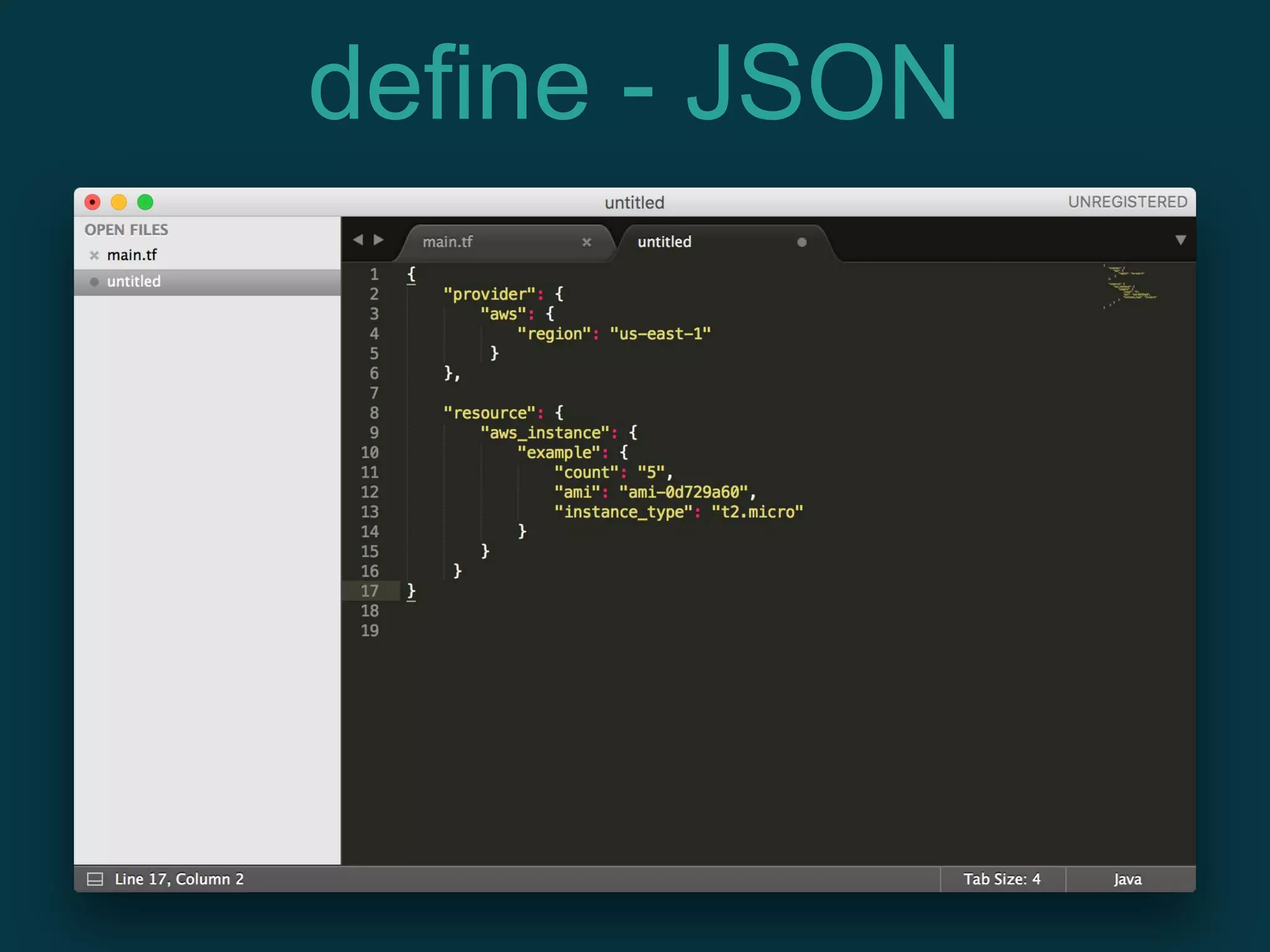 define - JSON
 