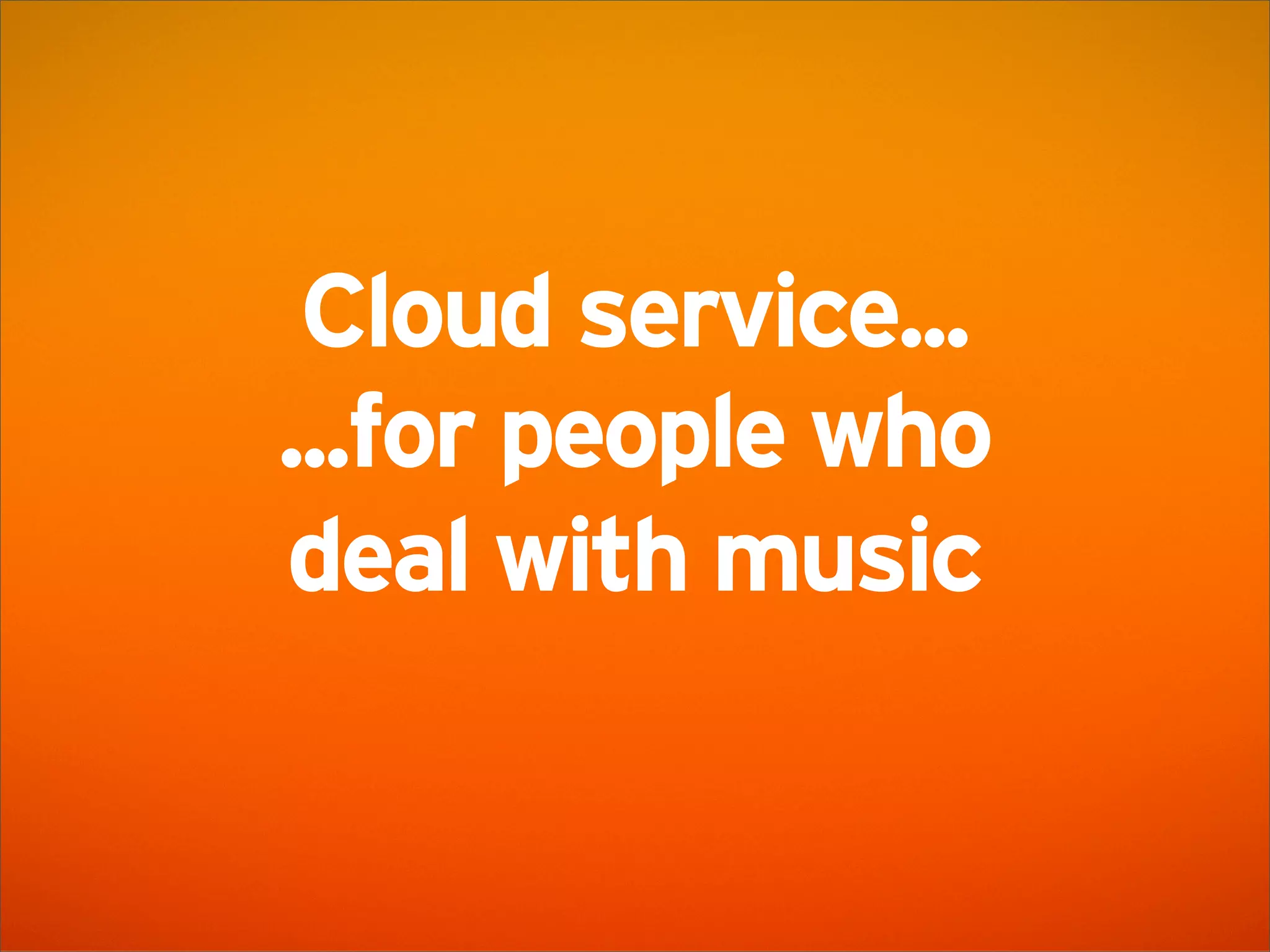 SoundCloud Presentation @ AWS Startup Event London