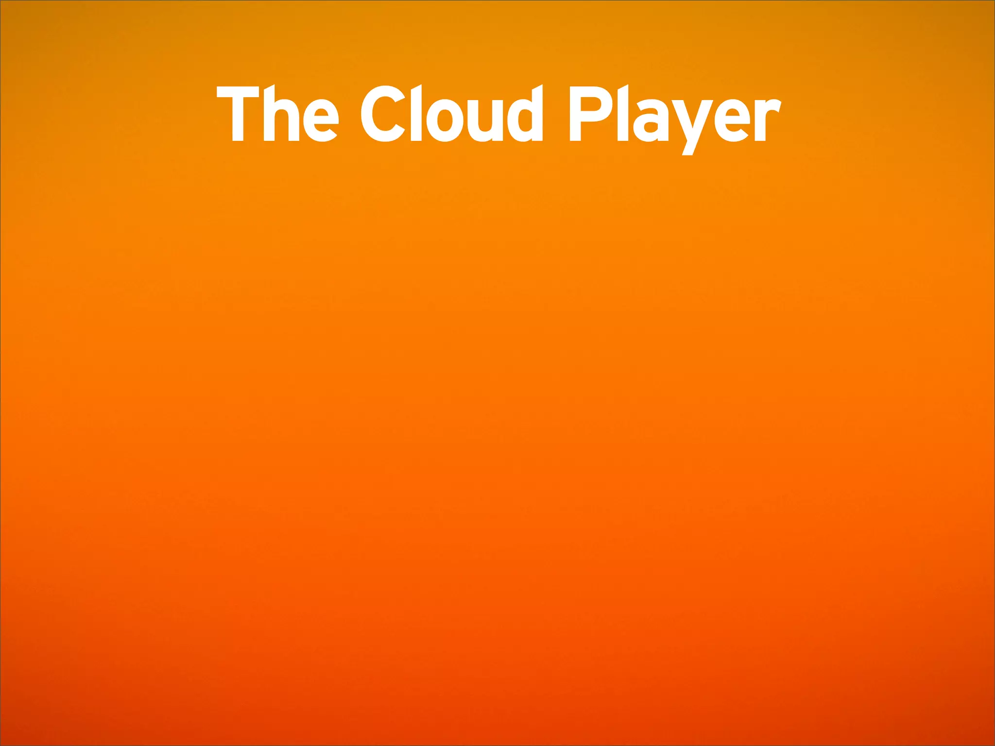 SoundCloud Presentation @ AWS Startup Event London