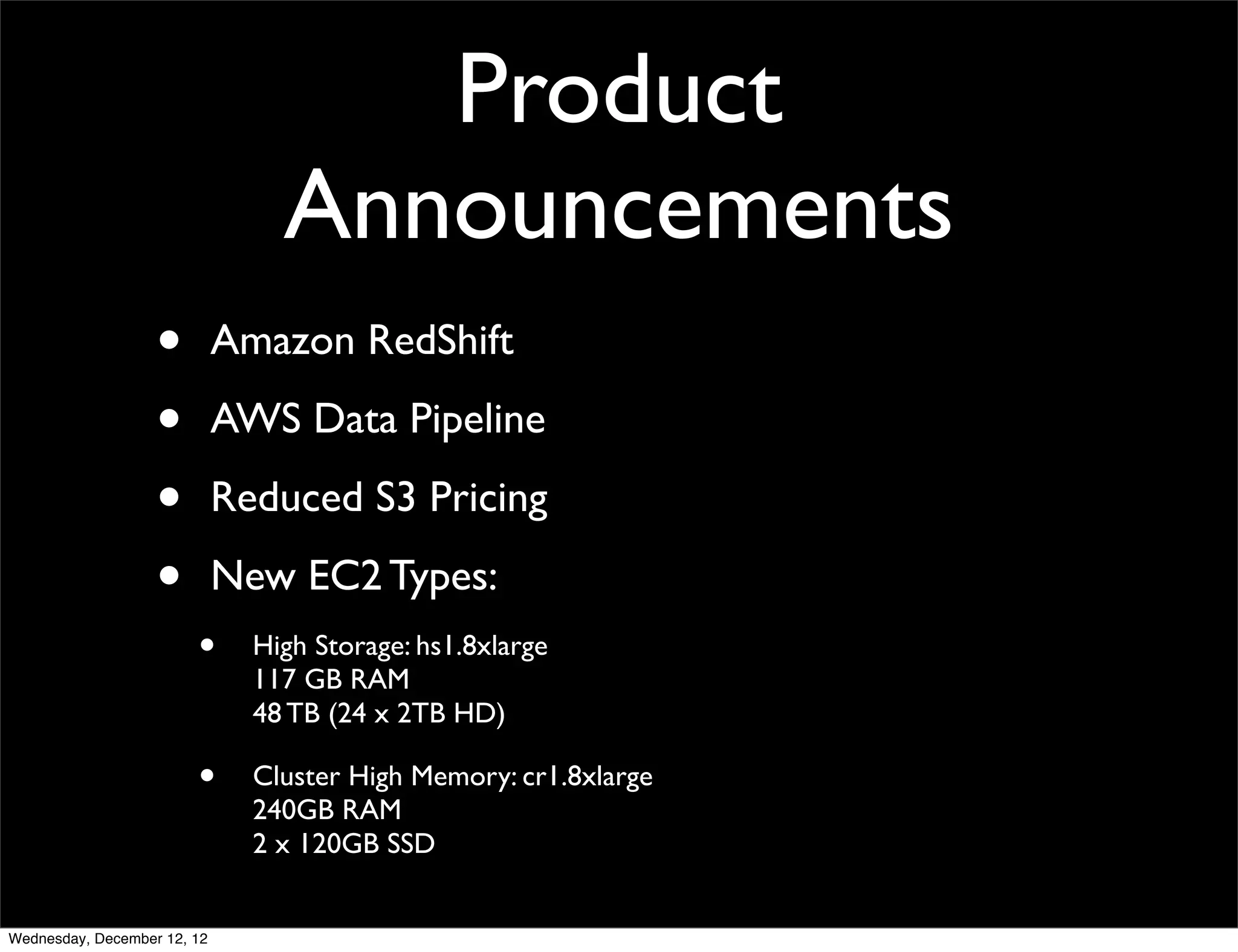 Aws reinvent PPT