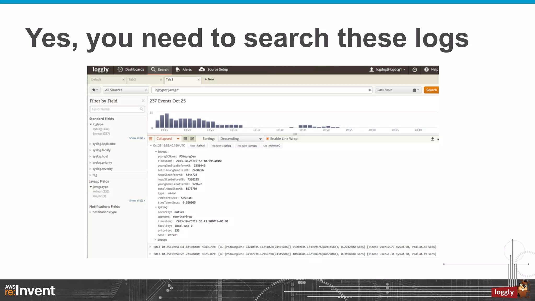 Yes, you need to search these logs

 