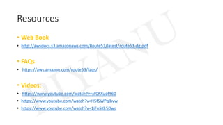 AWS Route53 Fundamentals | PPTX