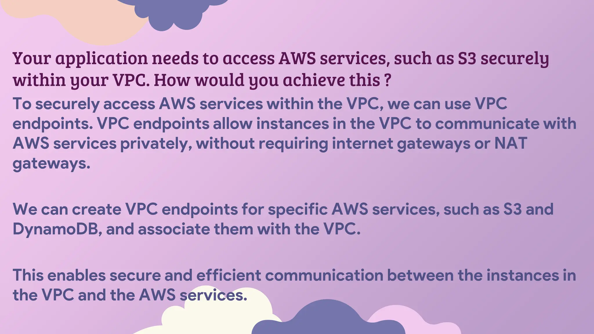 Aws scenario based questions answers pdf
