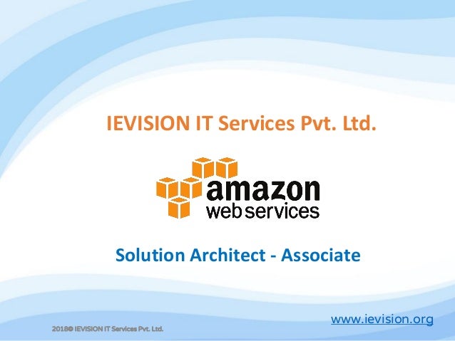 aws solution architect associate certification training