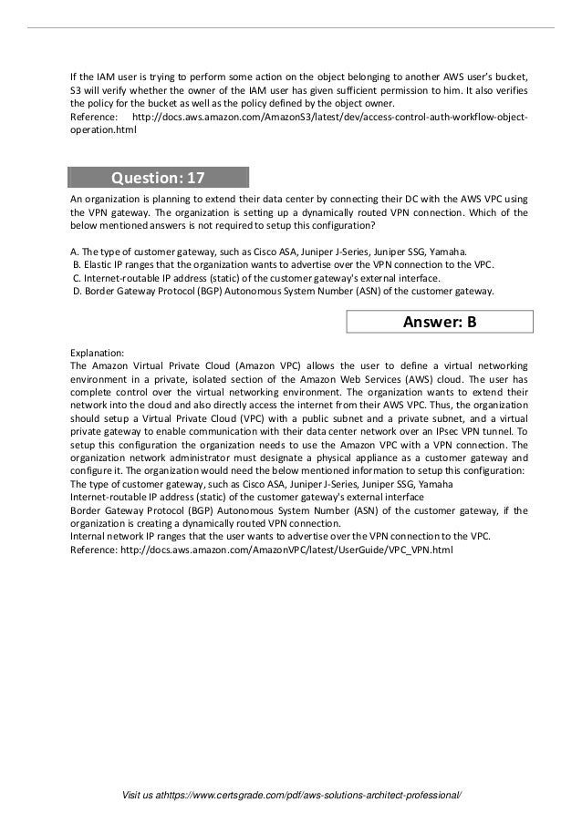 Valid AWS-Solutions-Architect-Professional Exam Sample