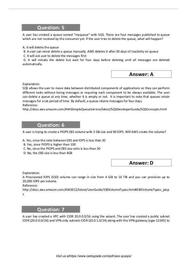 Reliable AWS-SysOps Exam Papers