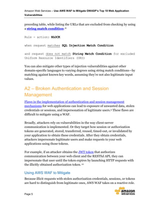 AWS WAF OWASP | PDF