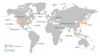 How is AWS built?
Regions - a physical location in the world where we have multiple Availability Zones
Availability Zones ...