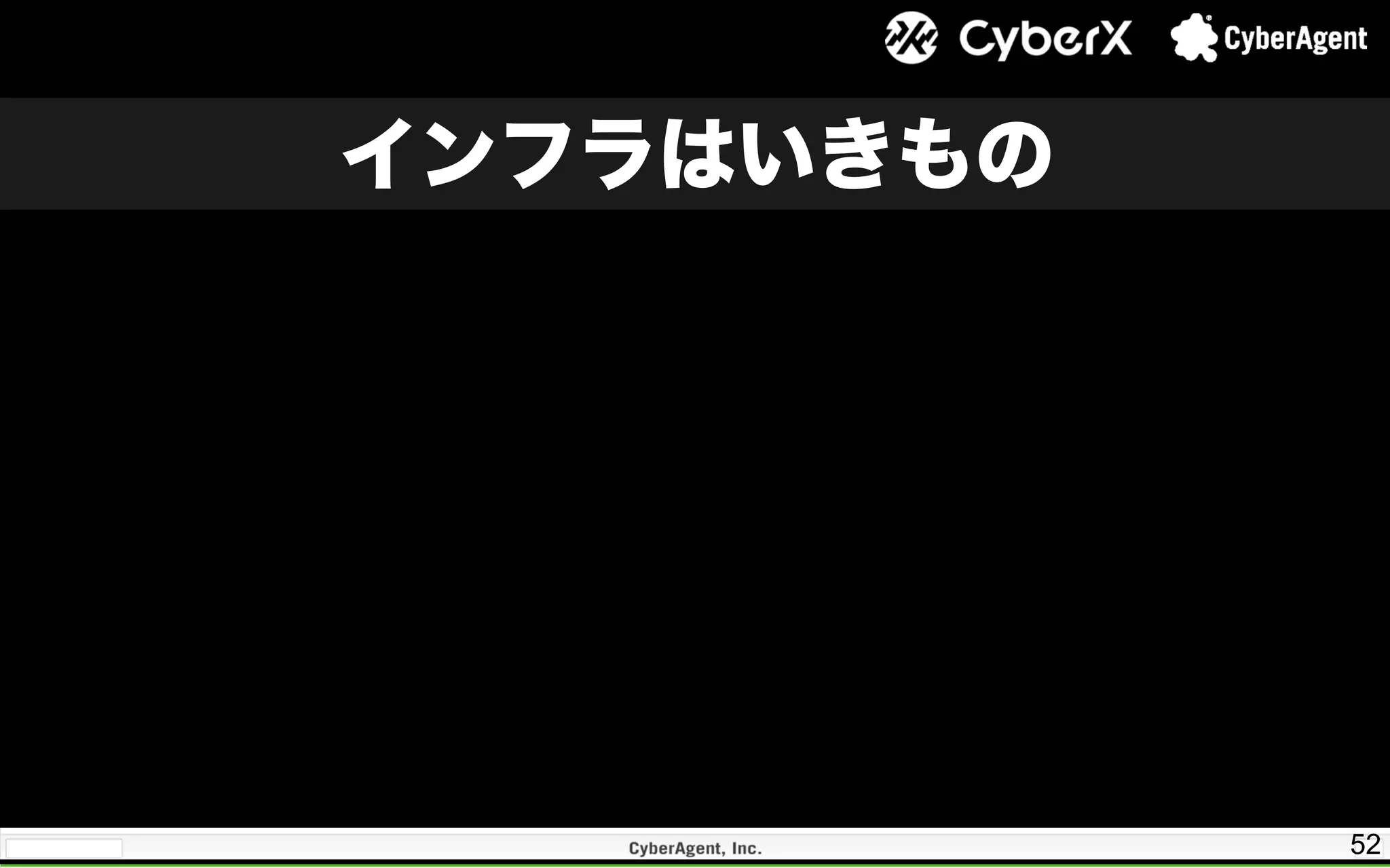 52
インフラはいきもの
 