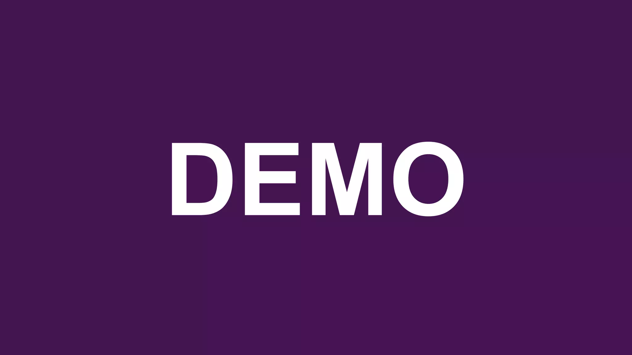 DEMO
 