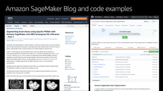 © 2020, Amazon Web Services, Inc. or its affiliates. All rights reserved.
Amazon SageMaker Blog and code examples
 