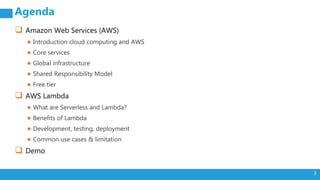 Introduction To AWS & AWS Lambda | PPTX