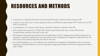 Api Resource Based AWS API Gateway | PPTX