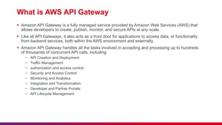 Introduction to AWS API Gateway Presentation | PPT