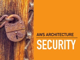 SECURITY
AWS ARCHITECTURE
 