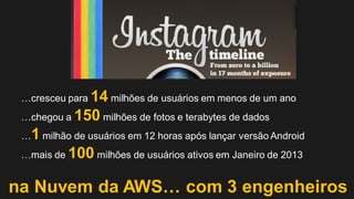 “Companies are all about focus. AWS enables focus"
Ray Bradford, Kleiner Perkins, Caulfield & Byers
 