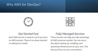 Why AWS for DevOps?
 