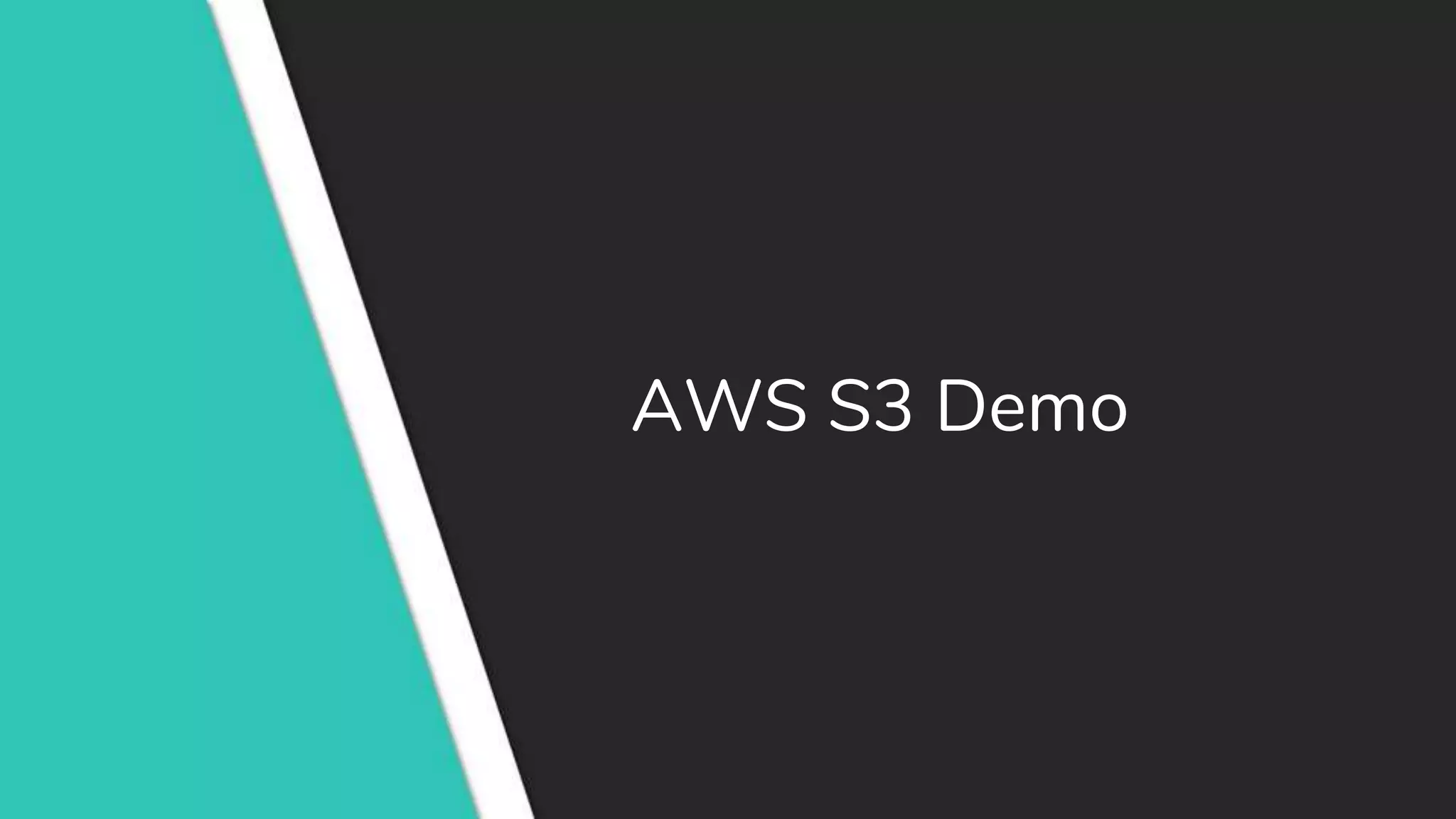 AWS S3 Demo
 