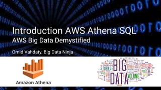 AWS Big Data Demystified #2 |  Athena, Spectrum, Emr, Hive 