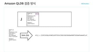 Amazon QLDB 검증 방식
 