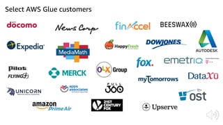 Select AWS Glue customers
 