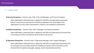 AWS CAF overview 2017 | PDF