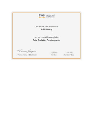 Aws certificate ofcompletion_data analytics fundamentals