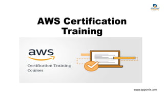 AWS Certification
Training
www.apponix.com
 