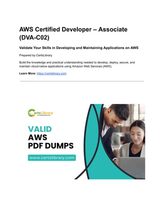 AWS Certified Developer Associate DVA-C02 Certification Guide | AWS ...