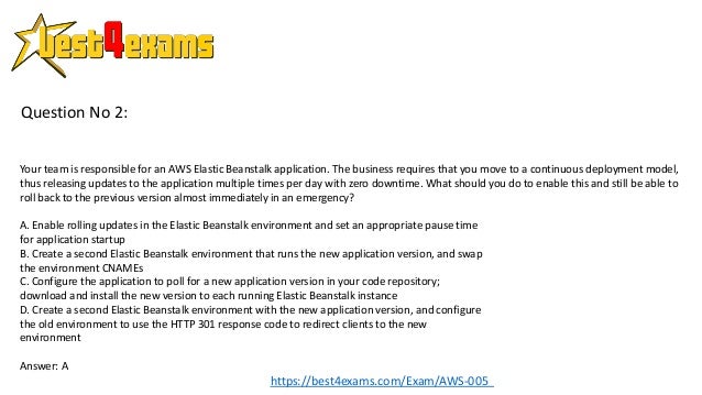 AWS-DevOps Simulationsfragen