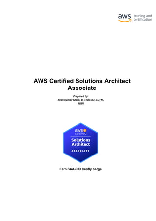 AWS Certified Solutions Architect Associate Exam Guide 1st Edition 2024 ...