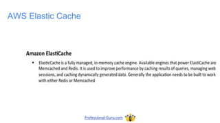 AWS Elastic Cache
Professional-Guru.com
 