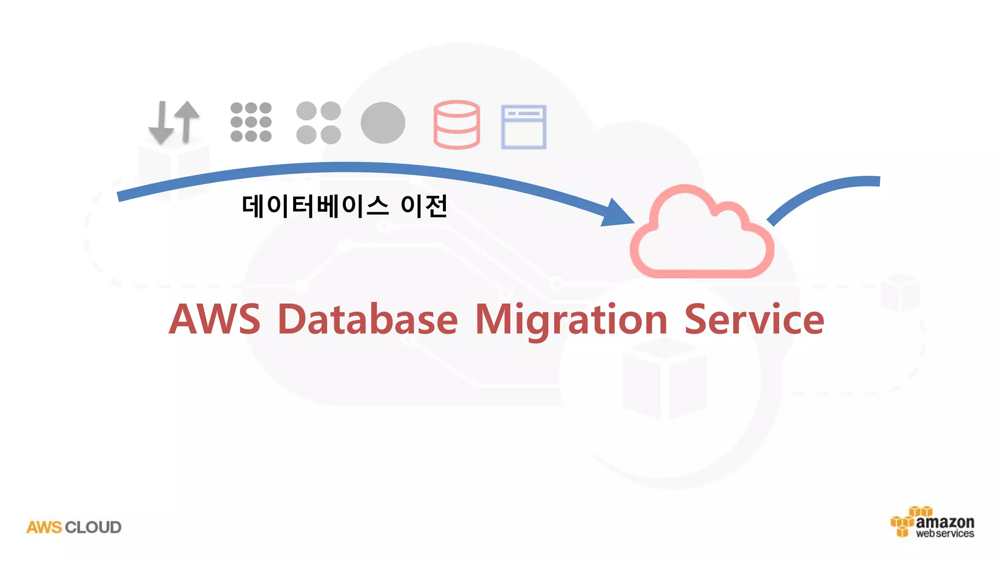 AWS Database Migration Service
데이터베이스 이전
 