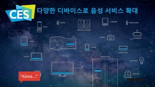 다양한 디바이스로 음성 서비스 확대
 