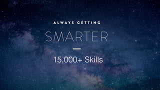 15,000+ Skills
 
