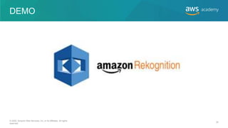DEMO
© 2020, Amazon Web Services, Inc. or its Affiliates. All rights
reserved.
30
 