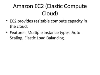 Amazon Web Service Cloud Computing PPT for Beginners | PPTX