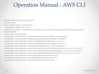 Now, OpsWorks is waiting!

2014/3/1

12

 