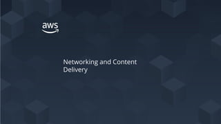Networking and Content
Delivery
 
