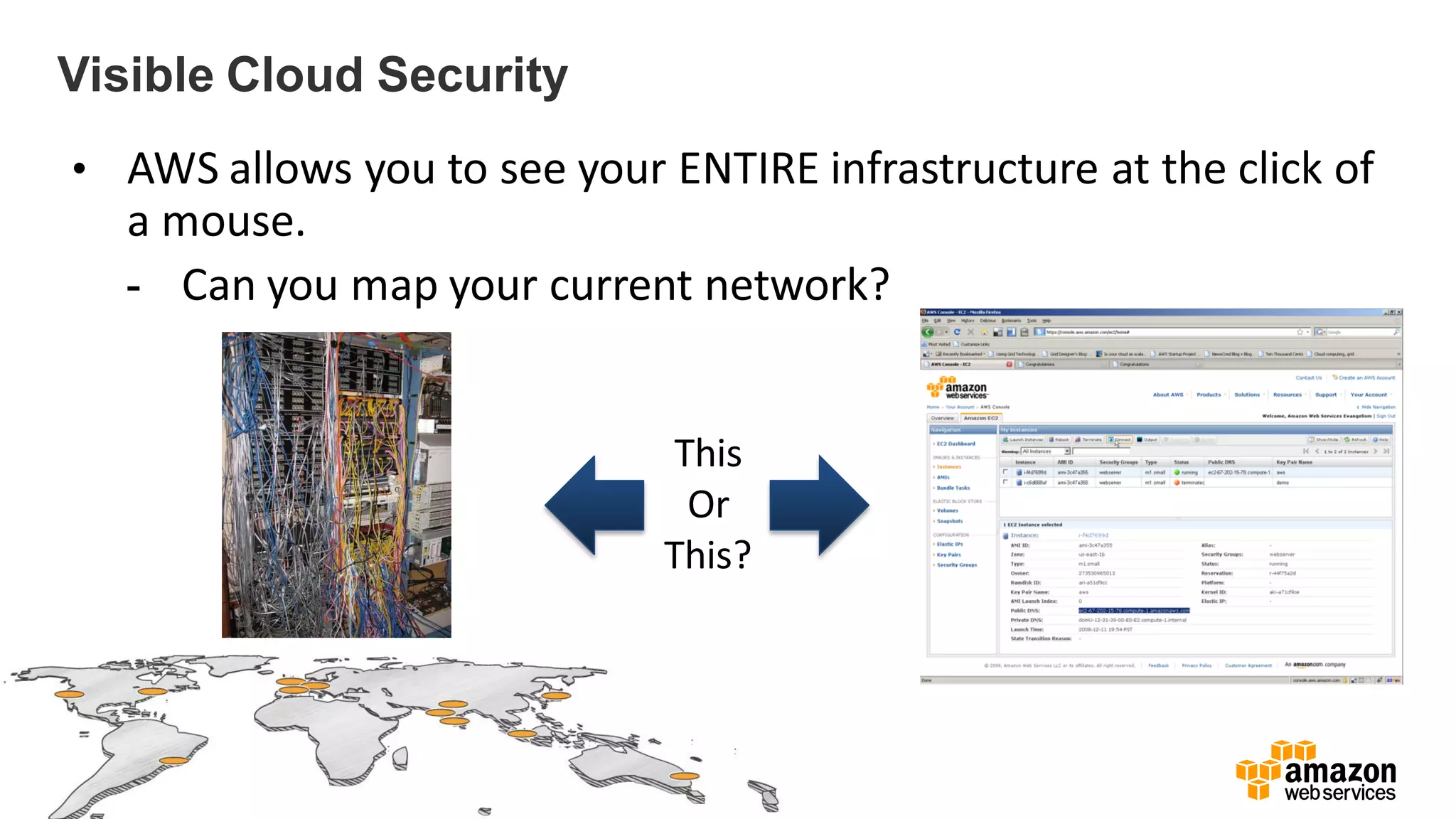 Visible Cloud Security
This
Or
This?
 