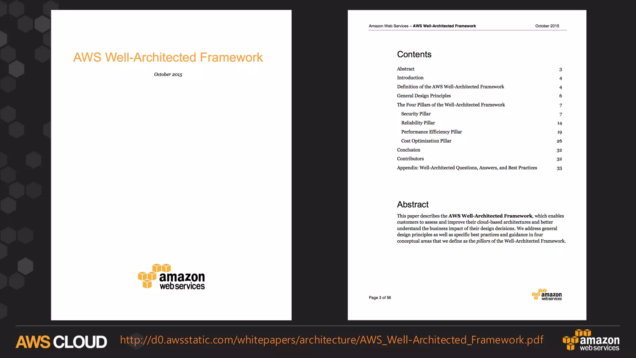 http://d0.awsstatic.com/whitepapers/architecture/AWS_Well-Architected_Framework.pdf
 