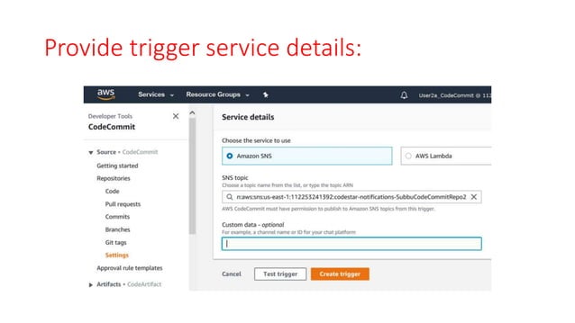 AWS CodeCommit Setup | PPTX