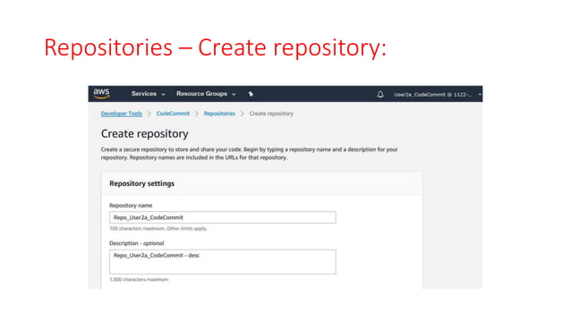 AWS CodeCommit Setup | PPTX