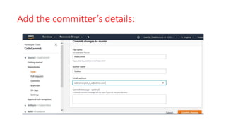 AWS CodeCommit Setup | PPTX